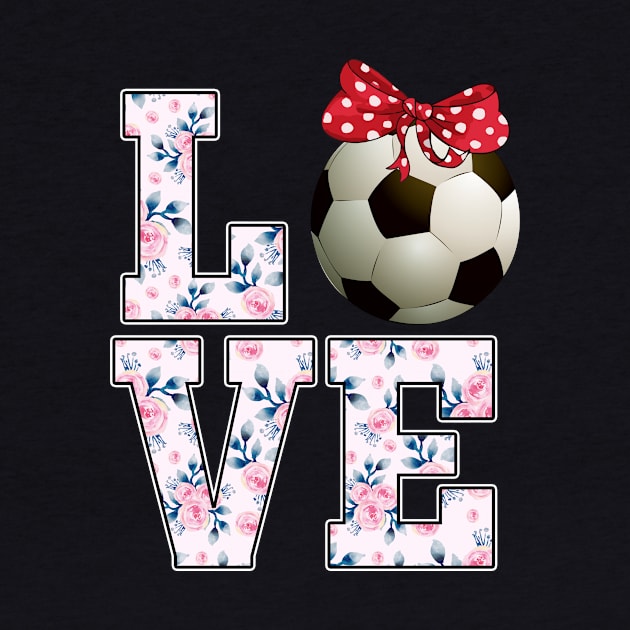 Summer Floral Love Soccer by jrgmerschmann